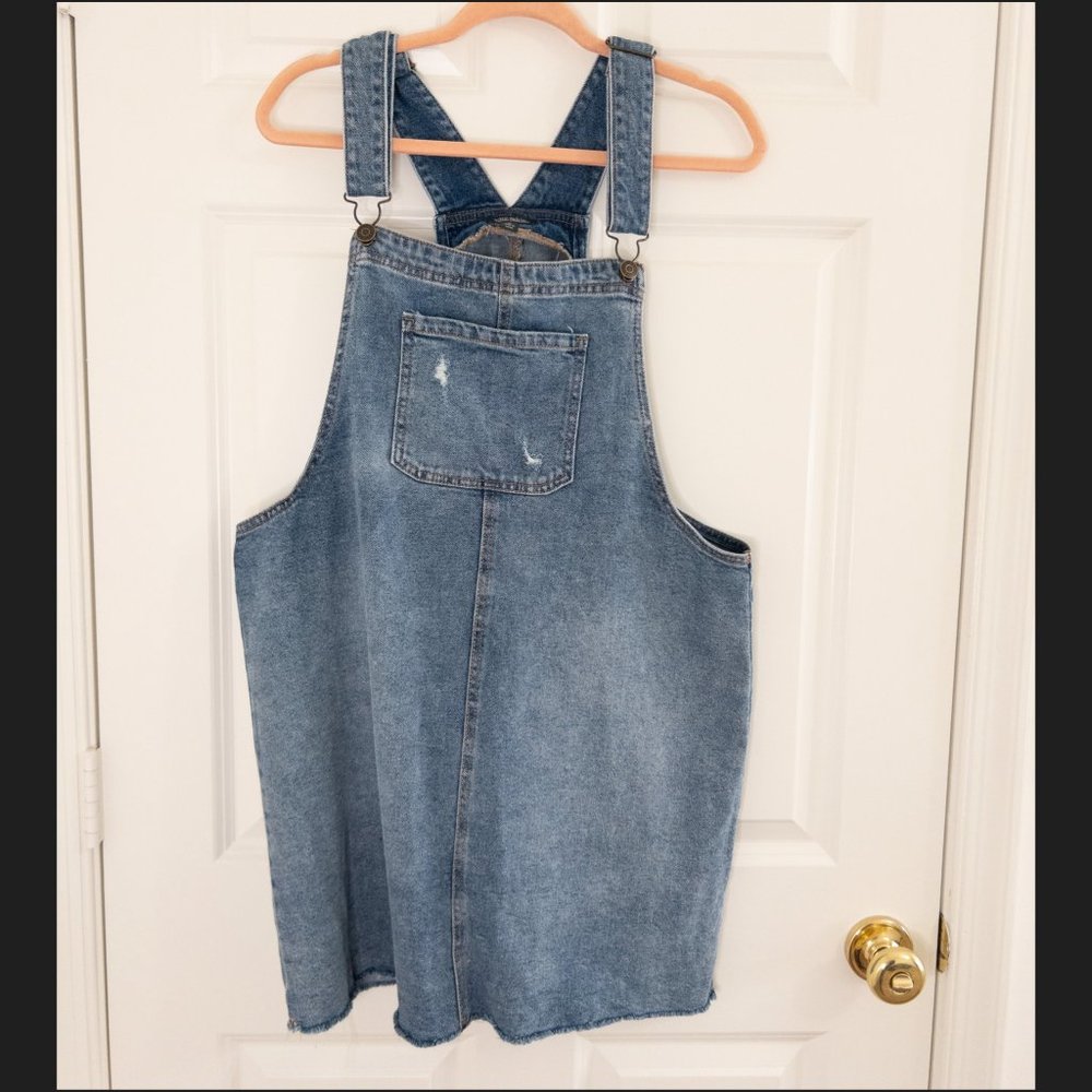 Denim Overall Dress